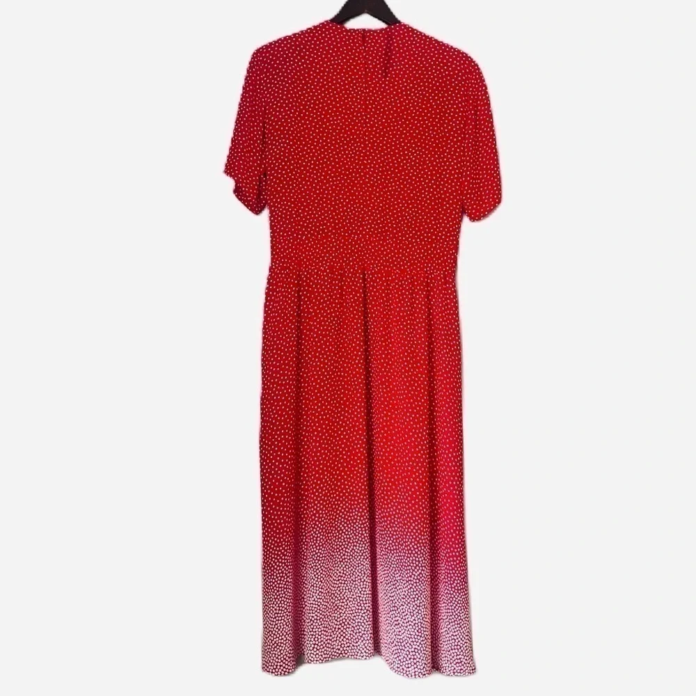 Liz Claiborne | Red and White Maxi w/ shoulder pads | size 6